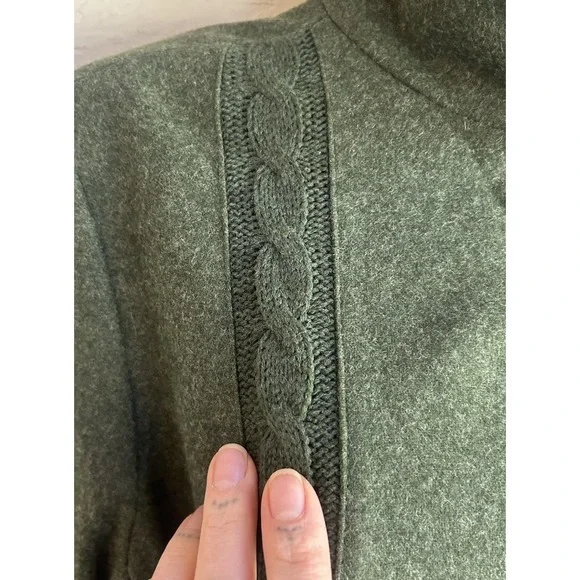 Vintage Lodenfrey Green Wool Coat Dress Heritage Loden Dark Academia 42 EU - Picture 10 of 14